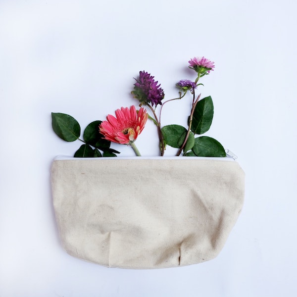 Bolso con flores